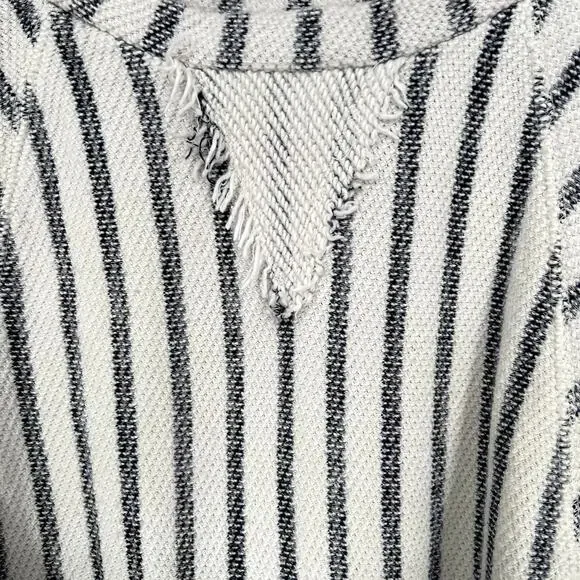 Anthropologie Dolan Coastal Stripes Cropped Pullover Top size Small - Picture 9 of 13